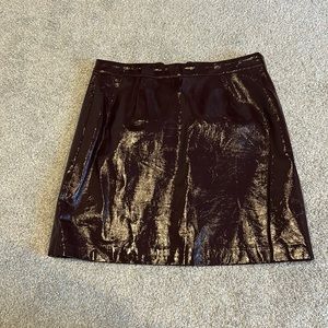 Never worn new maroon perfect M fit skirt with zipper on back